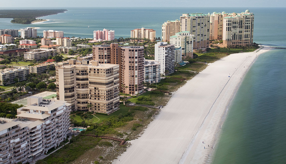 Beachfront, Marco Island, Florida, Sunny Places to Go This Winter