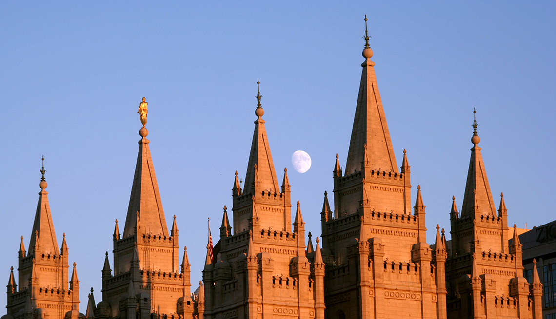 Tabernáculo Mormón en Salt Lake City, Utah - 10 ciudades para los aficionados a la historia