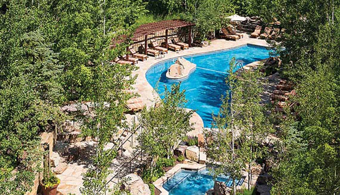 Four Seasons Jackson Hole, 10 grandes piscinas de hoteles en los Estados Unidos