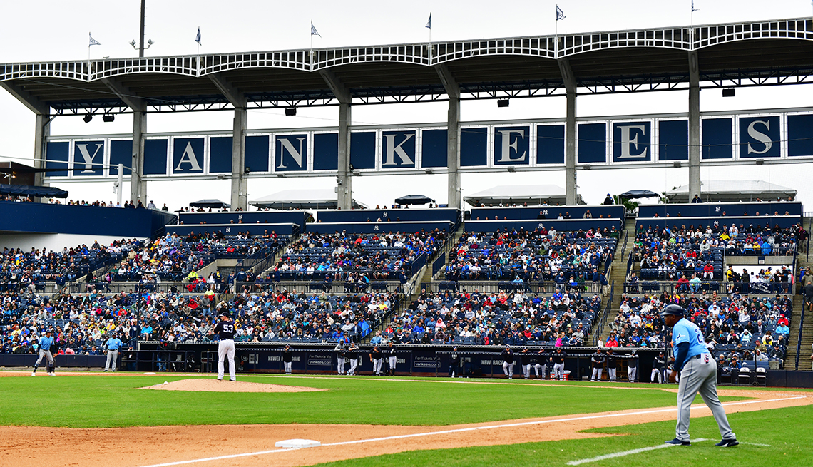 A view of the New York Yankees home field in spring training