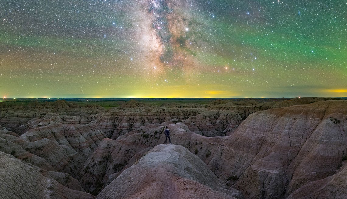 Badlands National Park Night Sky