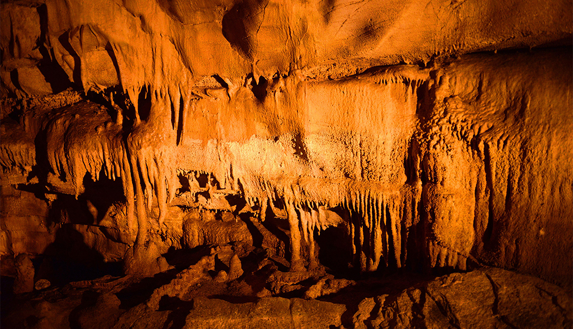 item 1 of Gallery image - Frozen Niagara in Mammoth Cave National Park, Kentucky
