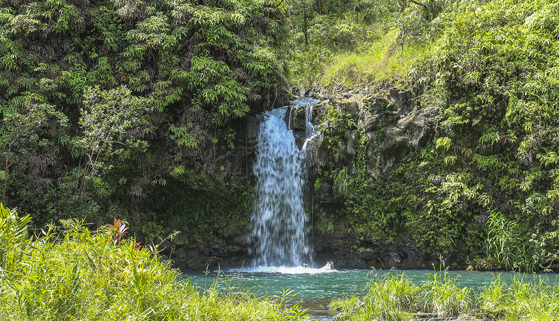 Water pool on Road to Hana, Maui, Hawaii