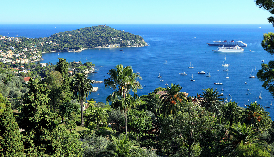 item 8 of Gallery image - ships along the bay of Villefranche 