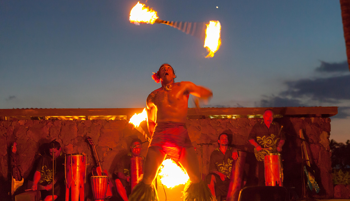 item 2 of Gallery image -  luau fire dance performance 