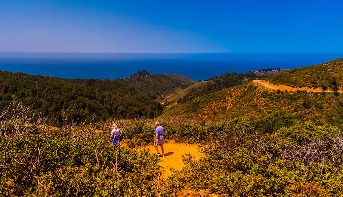 item 2 of Gallery image - Hiking on the Buzzards Roost trail, near Pfeiffer Big Sur State Park
