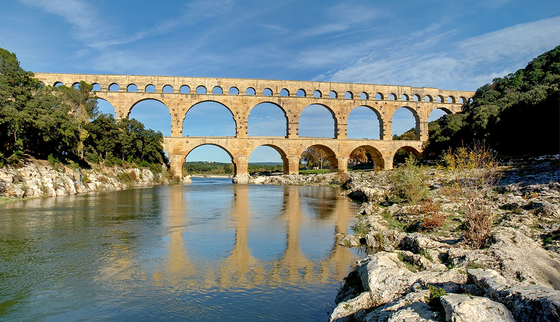 Acueducto romano casi intacto en Francia