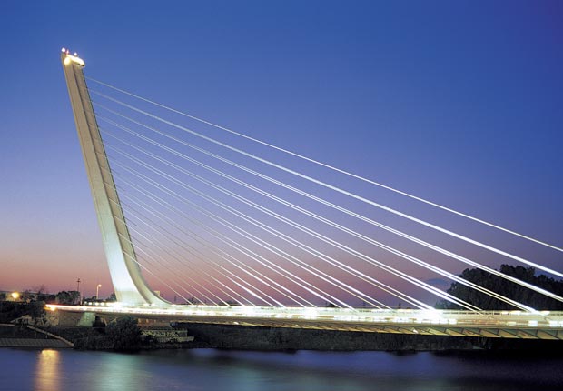 Puente del Alamillo, Sevilla, España, Frommers - Los 10 puentes más hermosos del mundo