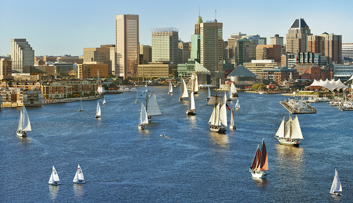 item 10 of Gallery image - Sailng Ships, Inner Harbor, Baltimore, Budget U.S. Trips 