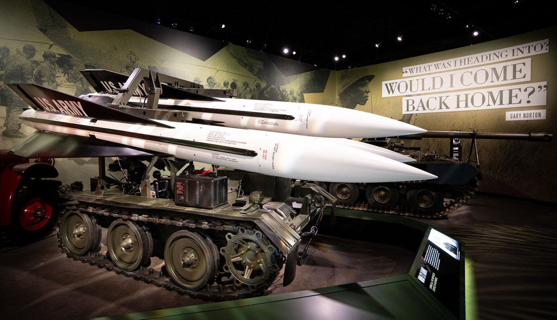 Misiles tierra aire en el Museo Nacional de Historia Militar