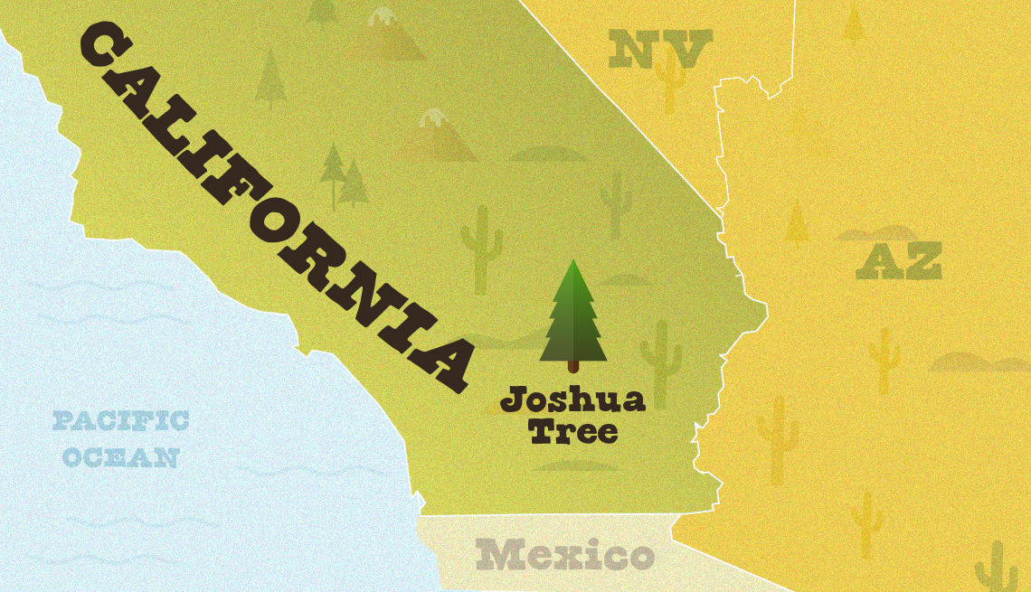 Joshua Tree National Park map