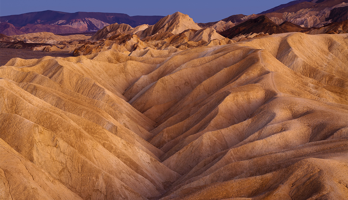 item 2 of Gallery image - Twilight over Zabriskie Point, Death Valley National Park 