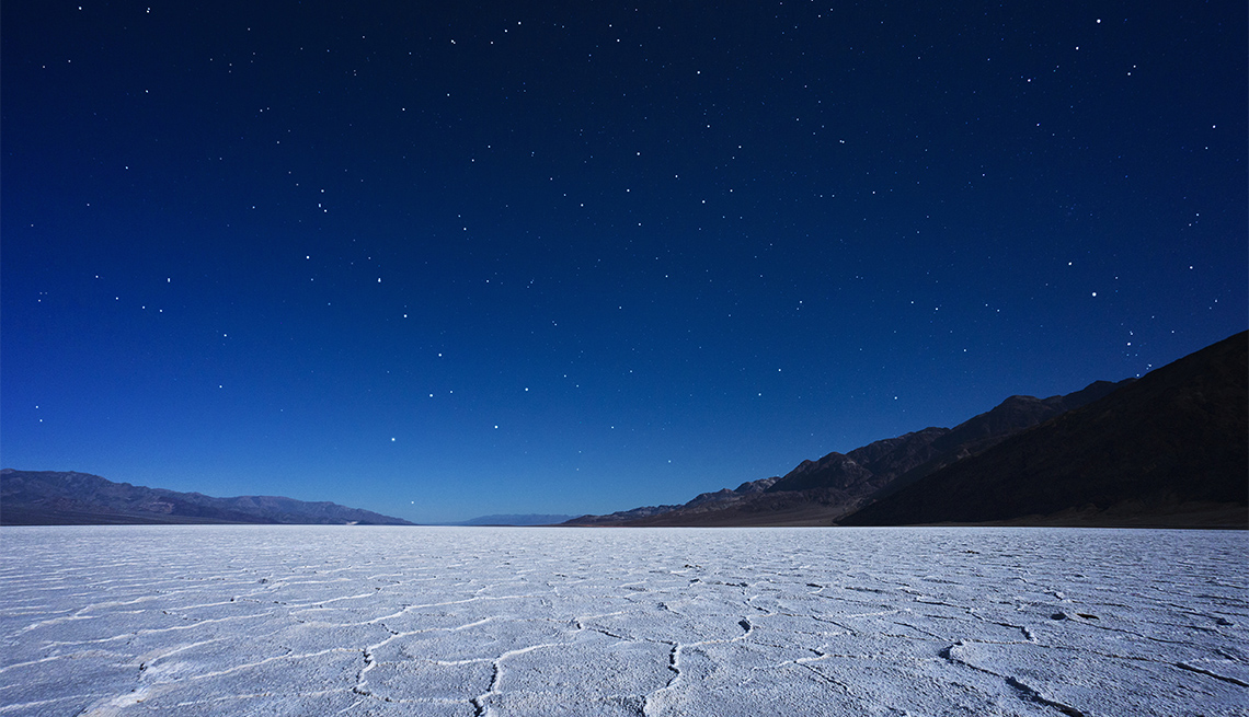 item 4 of Gallery image Badwater Basin at night in Death Valley National Park 