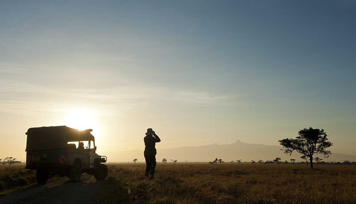 item 6 of Gallery image - Silhouette Woman Safari, Dawn in Africa, Great All-Inclusive Vacations 