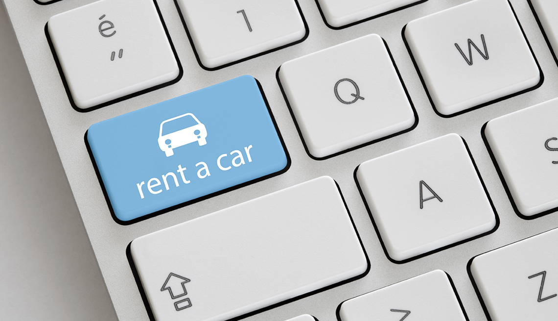 Rent a Car Keyboard Button, Compare Rates,  Tips for Stretching Your Car Rental Dollars