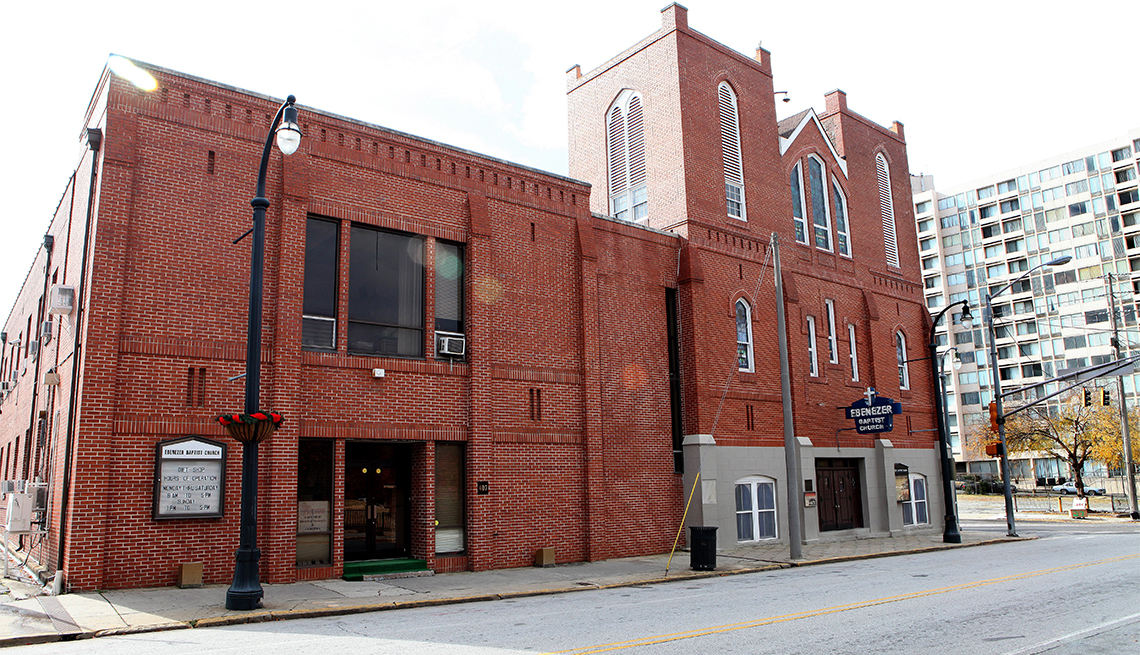 Historic Ebenezer Baptist Church, in Atlanta, Georgia 