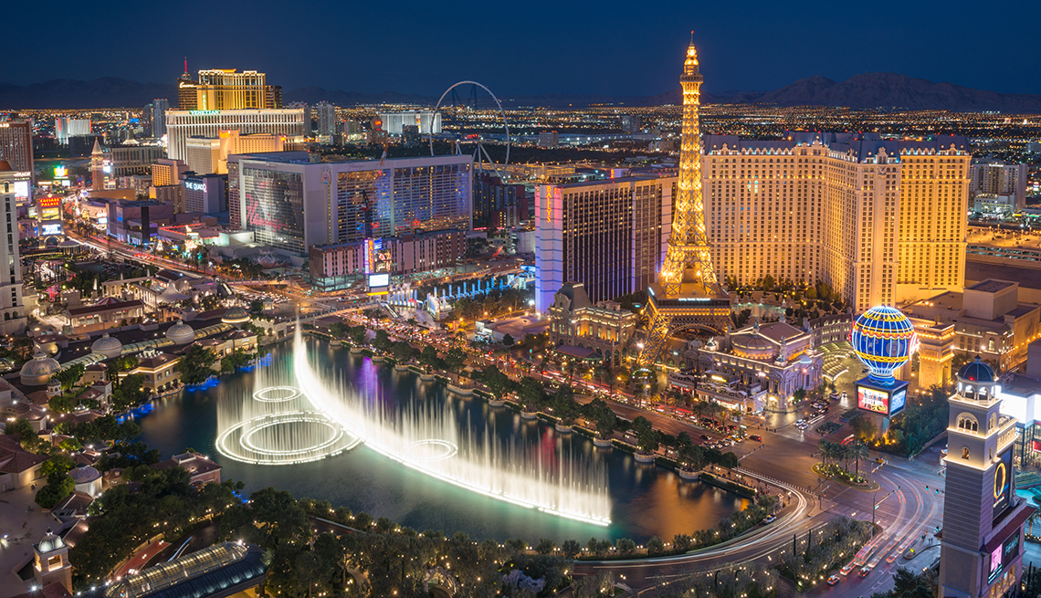 Estrategias para conseguir descuentos en viajes de último minuto - Ciudad de Las Vegas desde el aire