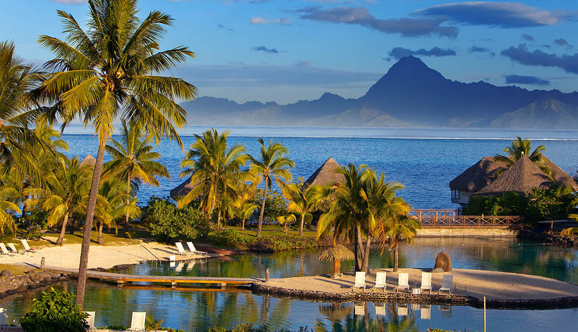 Beach Resort And Pool In Tahiti, Best Honeymoon Destinations
