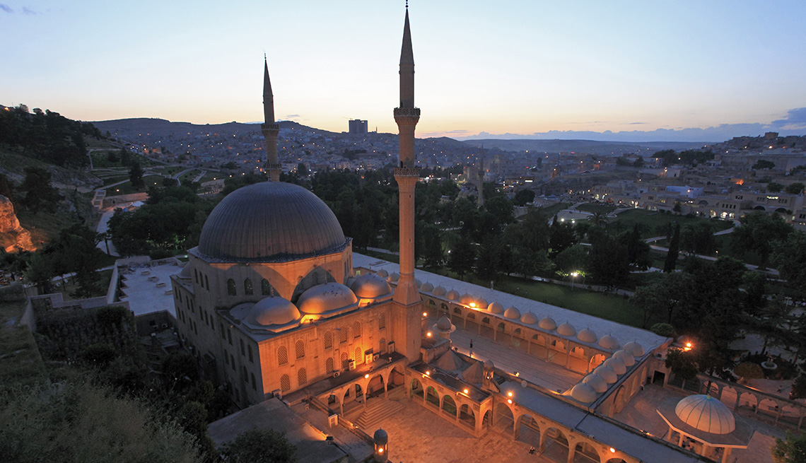 item 11 of Gallery image - Aerial View At Night Of Teh Mevlid-i Halil Mosque In Sanliurfa Turkey, Under The Radar Destinations