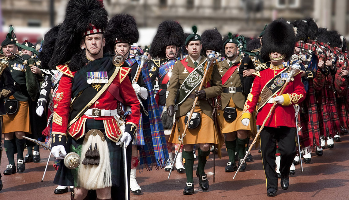 Scottish Highland Military Tattoo Band Perform In Glasgow Scotland, 10 Summer Destinations