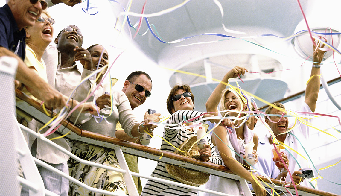 Happy Passengers On A Cruise Ship, Cruise Ship Myths