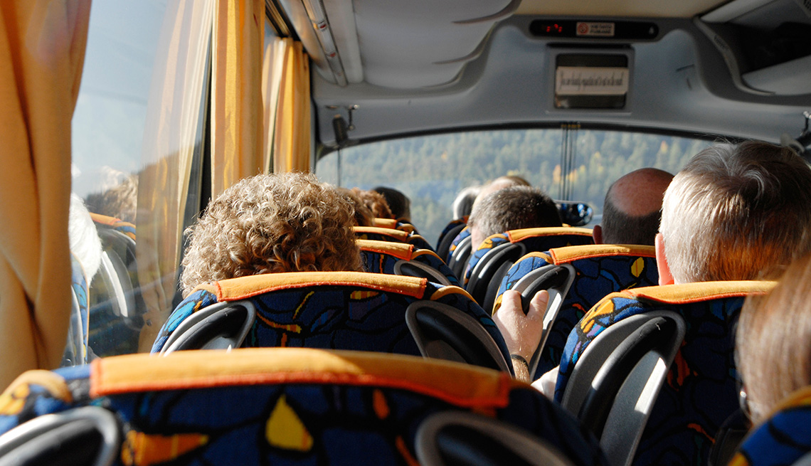 Passengers On A Tour Bus, Tour Bus Pros