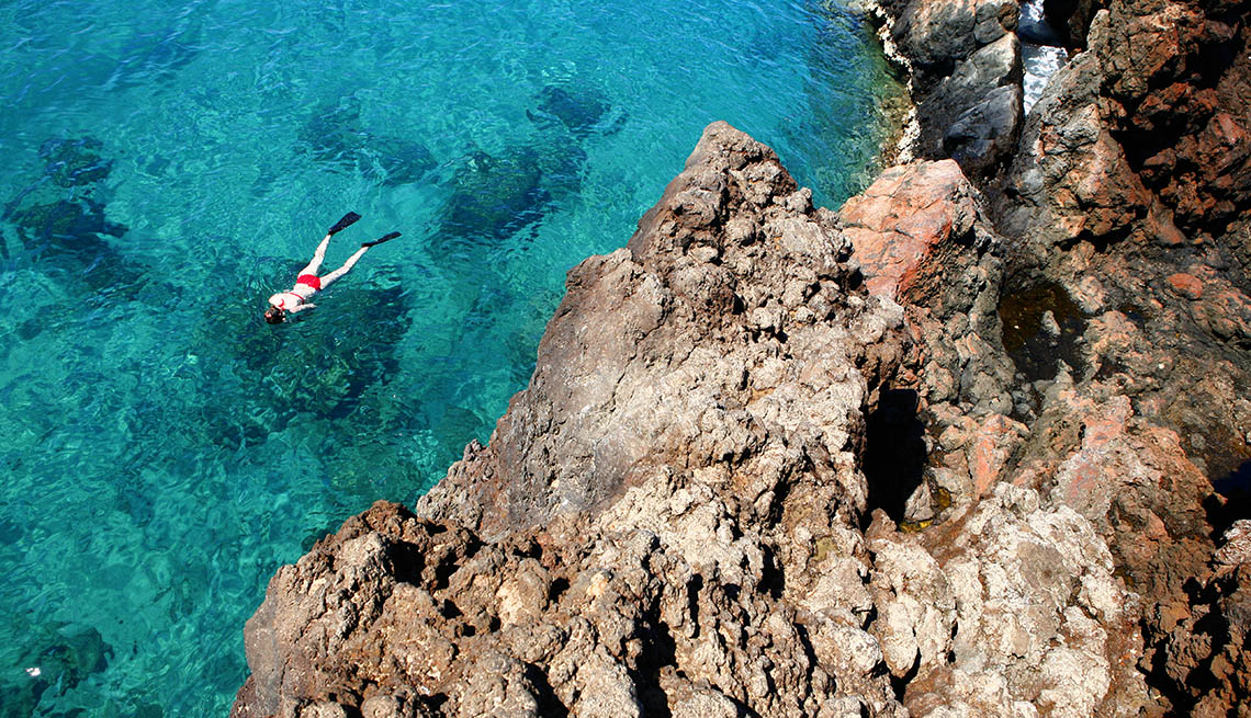 Aerial View Of Woman Snorkeling In The Water, How To Choose A Guided Tour