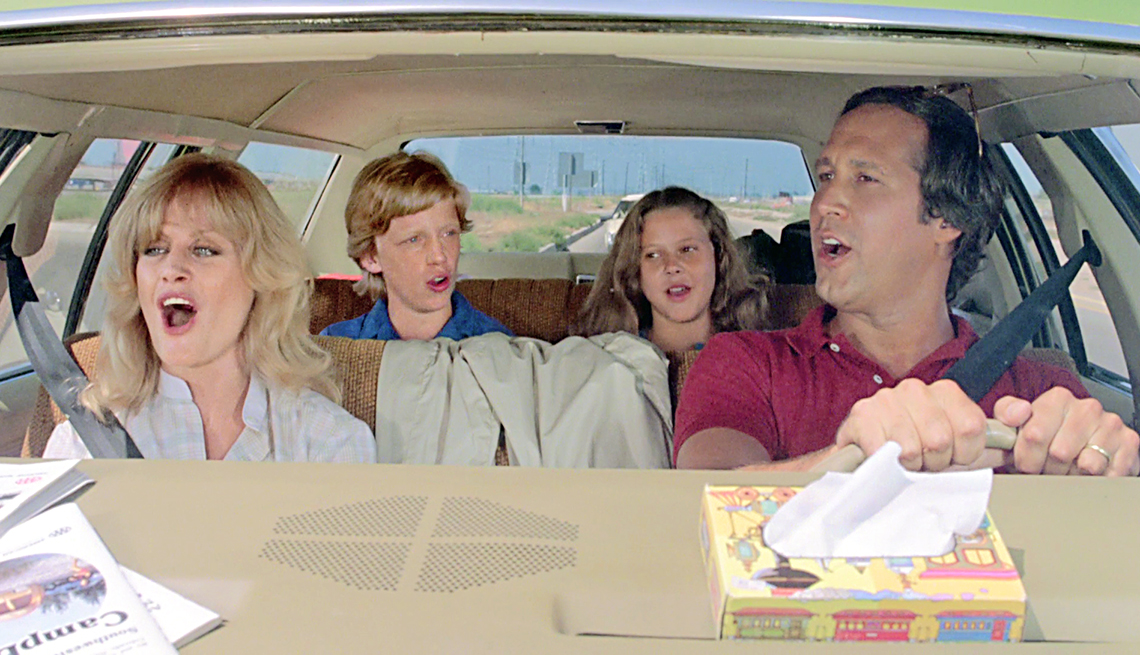 National Lampoon's Vacation (1983)Directed by Harold RamisShown from left: Beverly D'Angelo, Anthony Michael Hall, Dana Barron, Chevy Chase