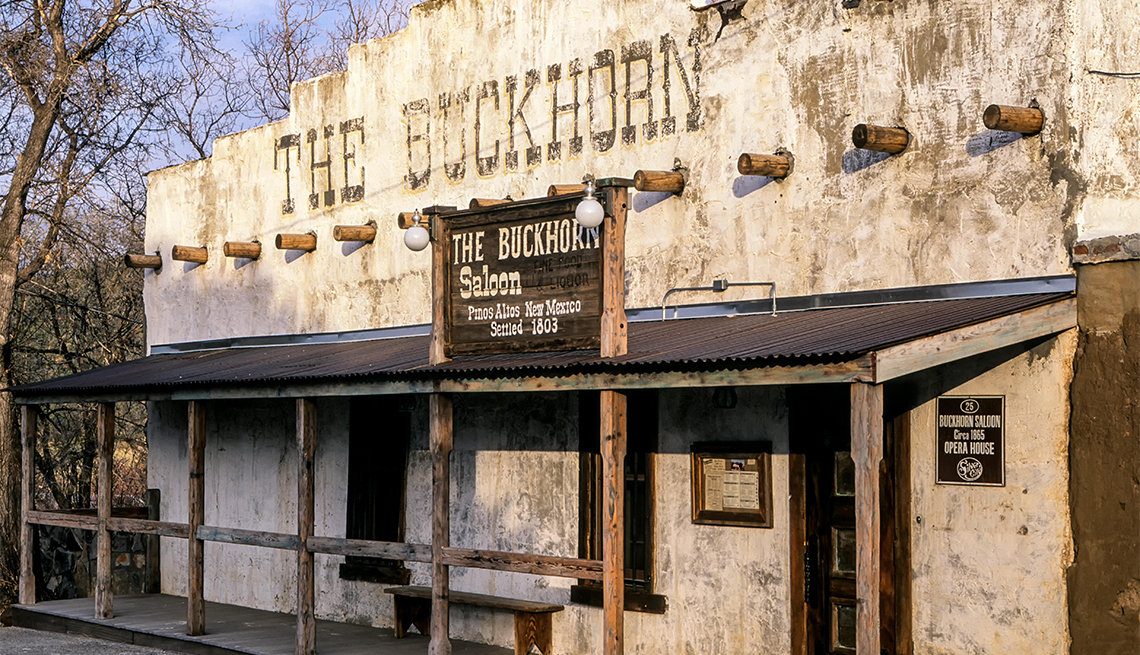 The Buckhorn Saloon, Pinos Altos Ghost Town, near Silver City, New MexicoÅ
