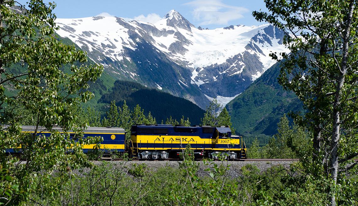 Glacier Discover train trip
