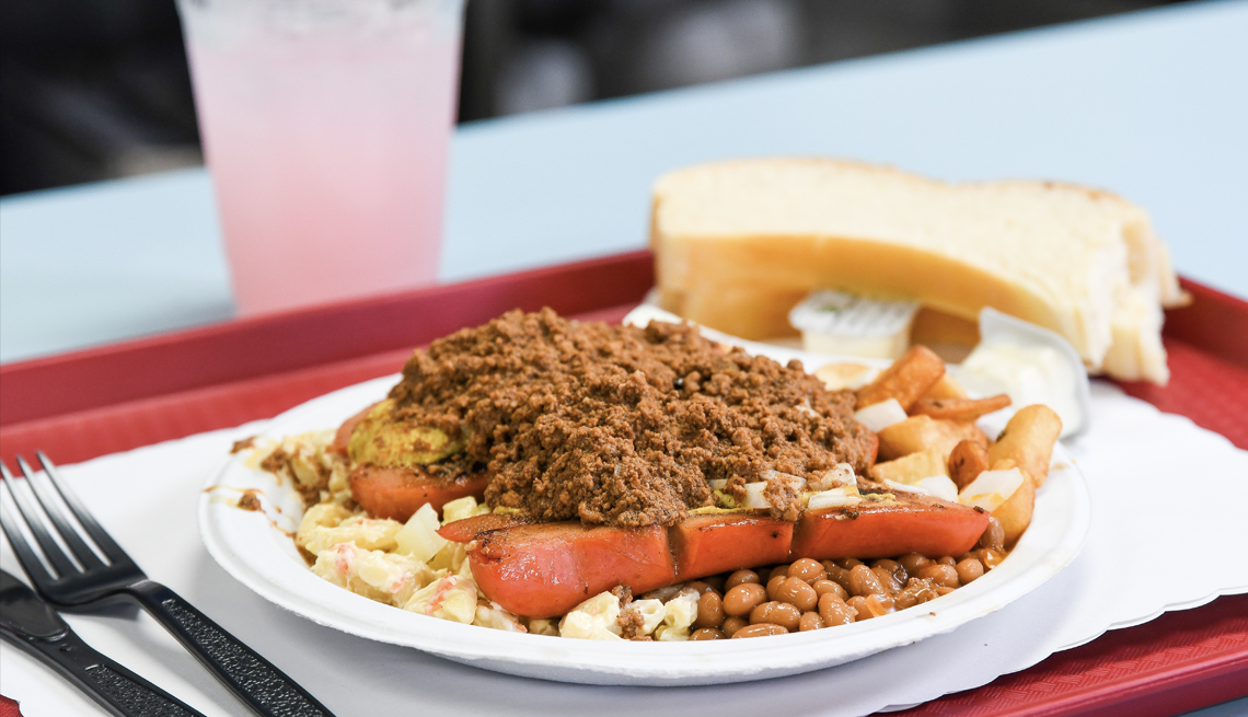 a garbage plate from upstate new york