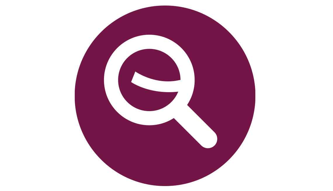 magnifying glass icon for job search