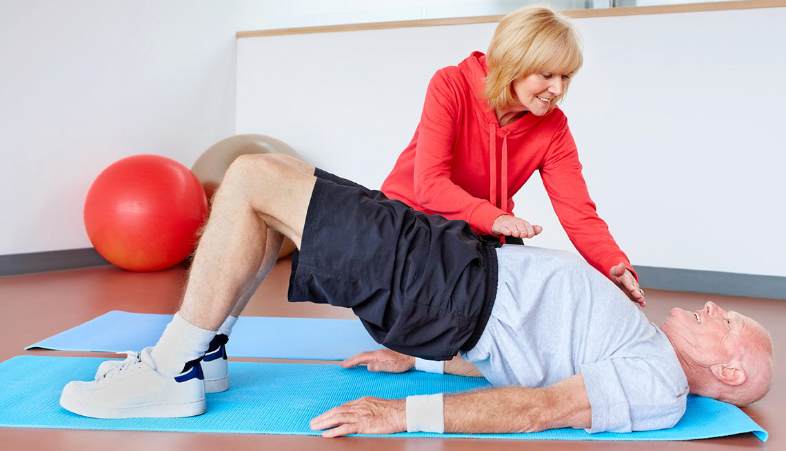 10 Great Jobs for workers over 50 - Fitness trainer