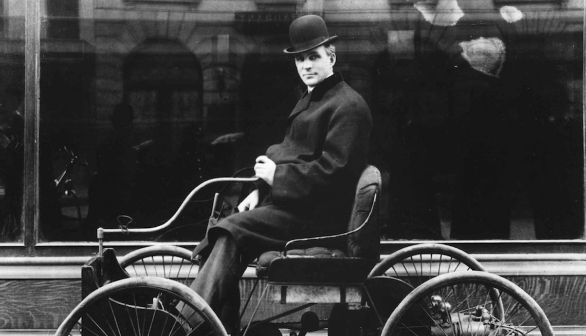 Automaker Henry Ford driving his Quadricycle, Failure is the New Success