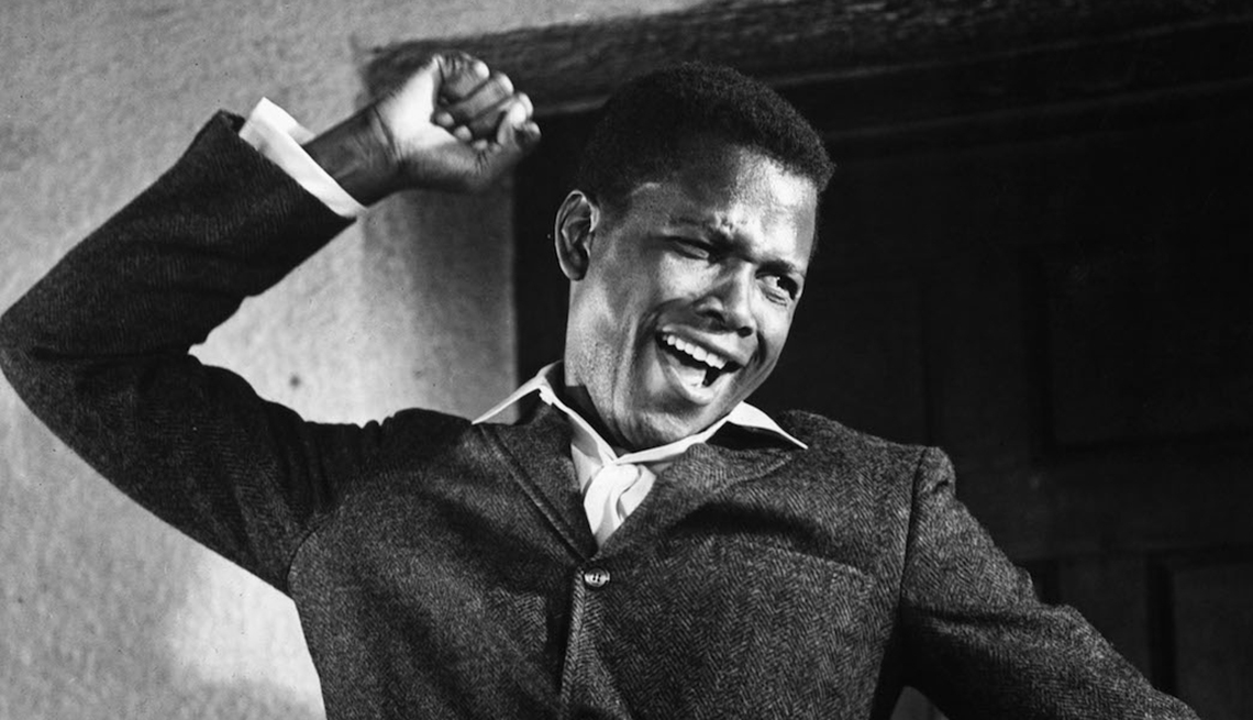 Actor Sidney Poitier in Lilies of the Field