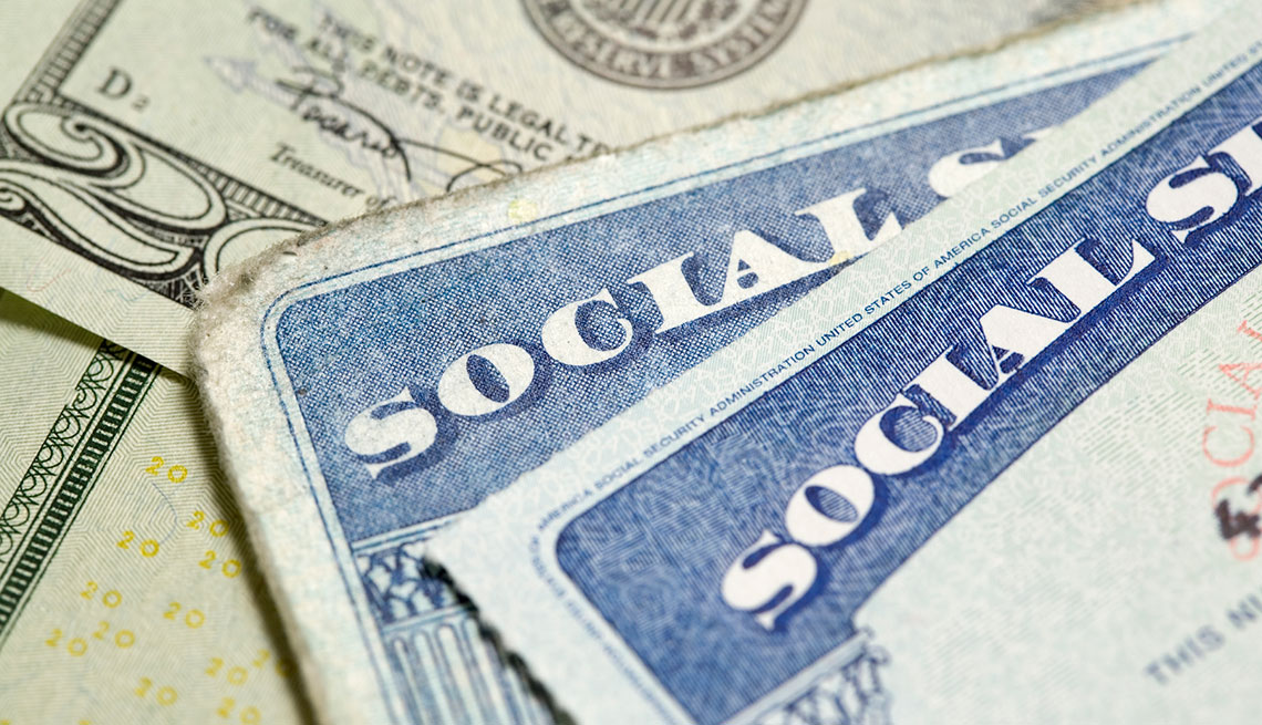 Social Security card and money, AARP Social Security Mailbox Top 10 questions asked