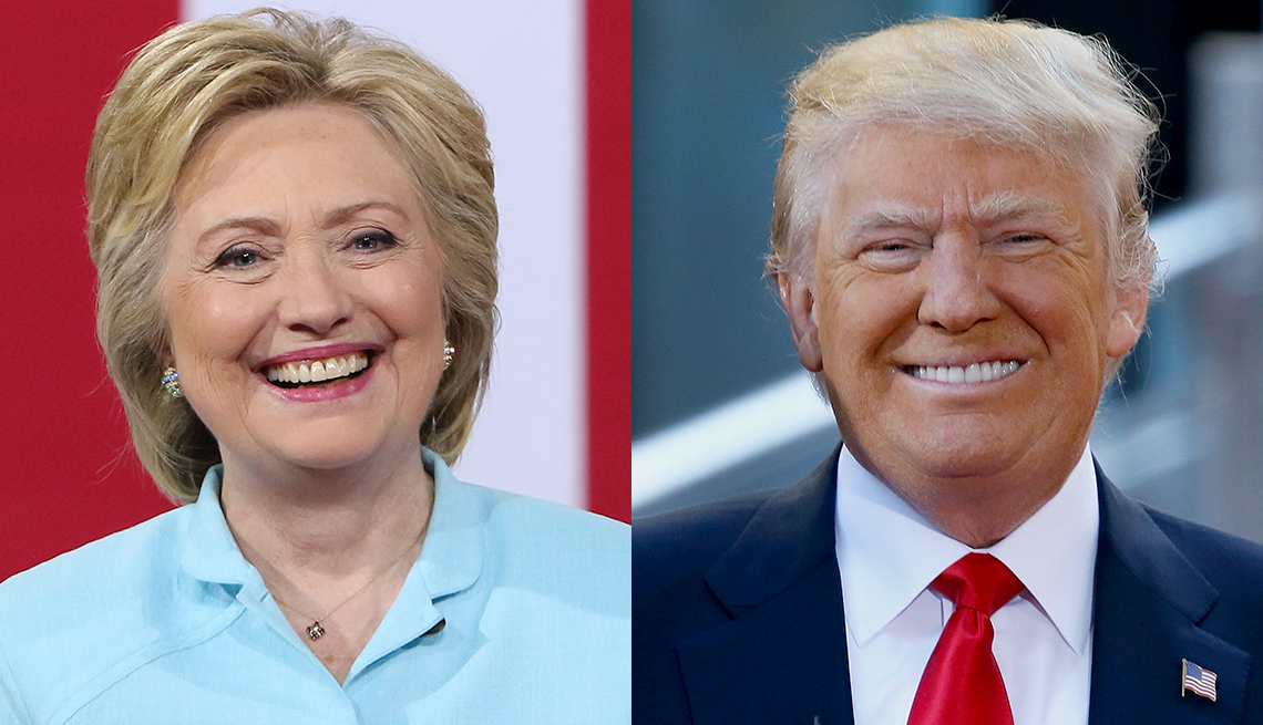AARP Poll:  Social Security Women 50 plus - candidates Clinton vs. Trump 