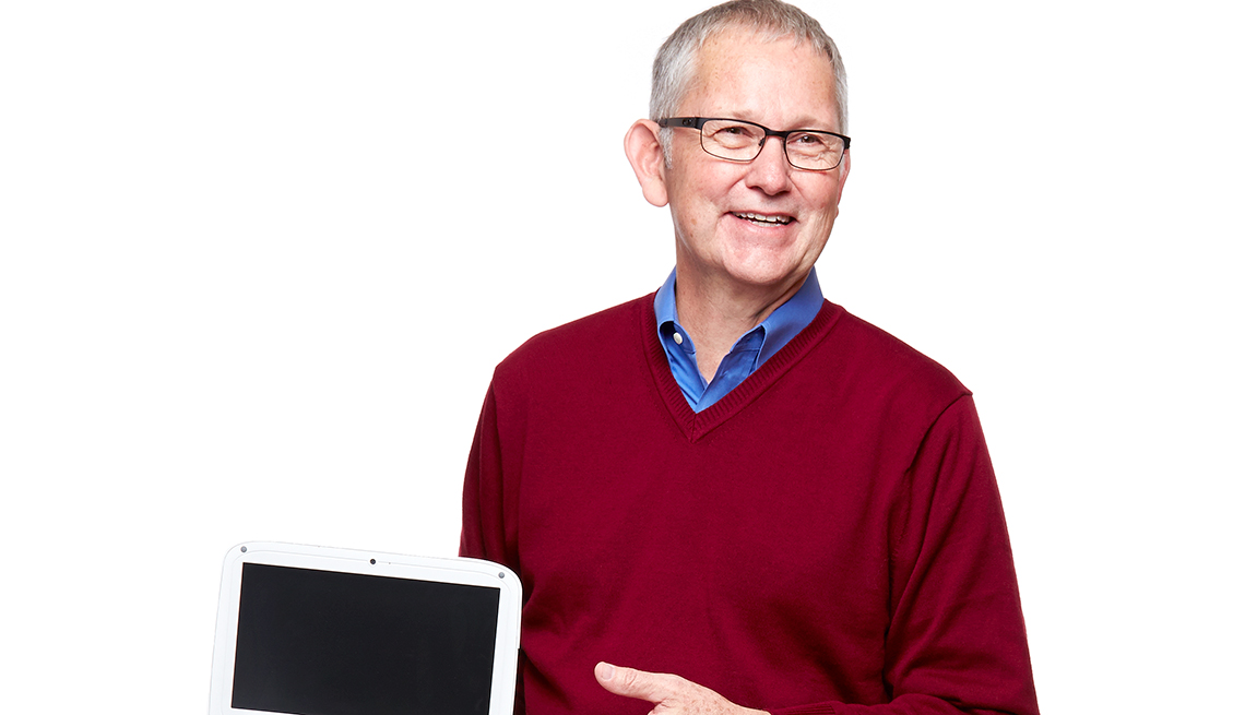 Noel Durrant, 59, educates teachers in developing countries on how to use technology.