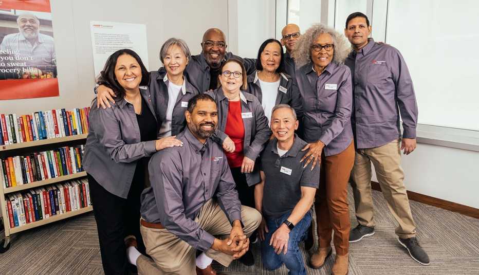 A model Tax Aide event at AARP headquarters with AARP volunteers and staff in Washington, DC, on November 19, 2025.