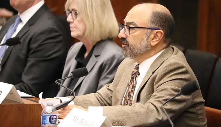 Bill Rivera testifying in front of Congress