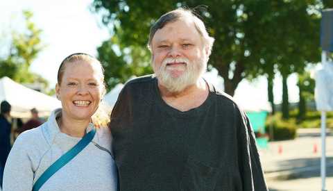 Photo of Erika Murdoch and a companion