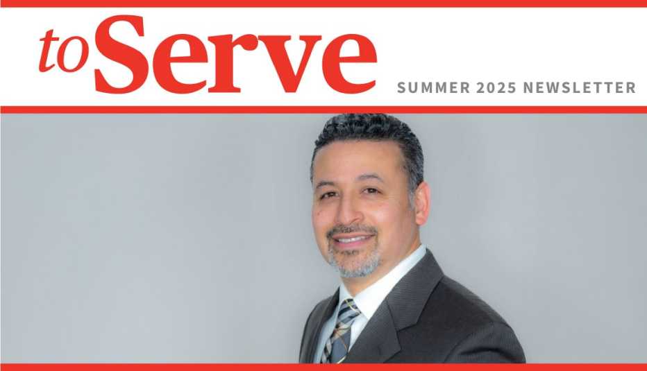 Geovani Barraza Banner Geovani Barraza To Serve summer newsletter banner
