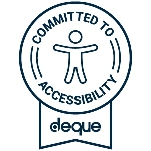 deque committed to accessibility badge