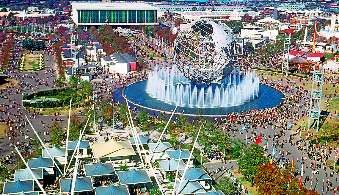 Ariel shot of 1964 World's Fair