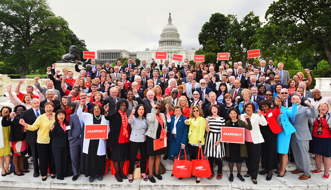 AARP Lobby Day group photo 