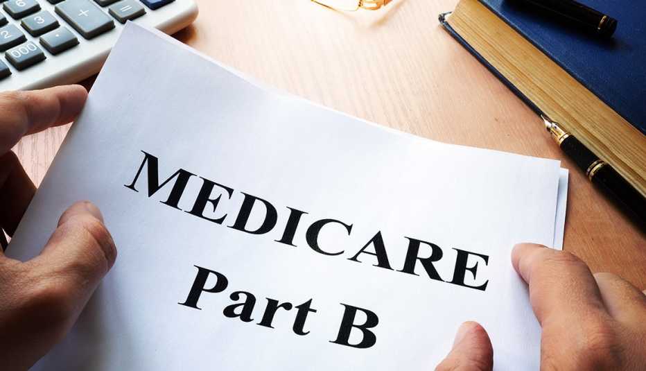 Paper that says medicare part b