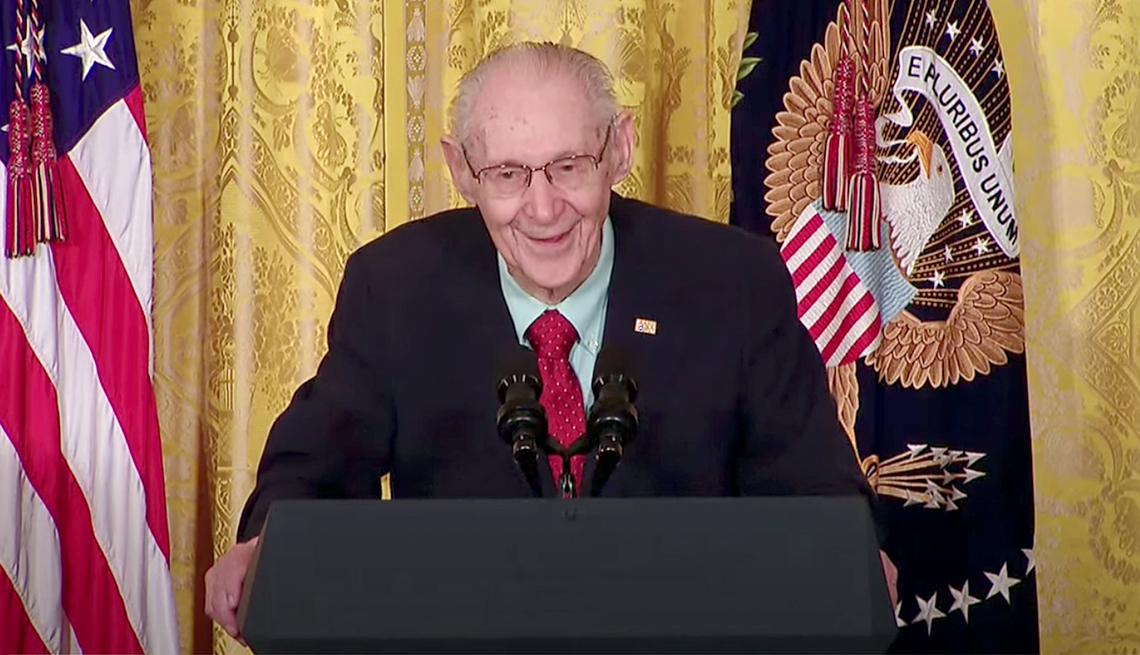 Bernie Nash speaks at the 2015 White House Council on Aging