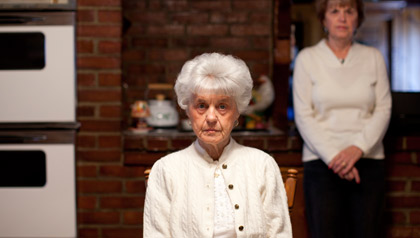 The U.S. health reform law will help Estelle Marshall, seen with her daughter, Joyce Walsh, cover drug costs not paid by Medicare. 