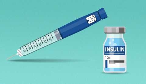 illustration of an insulin vial and injection pen illustration of an insulin vial and injection pen