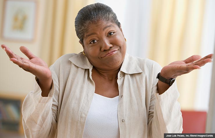 Woman shrugs shoulders, What is chained CPI?